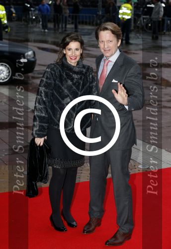 Utrecht 1 februari 2013
Koningin Beatrix viert haar 75e verjaardag in het beatrix theater in Utrecht. Prins Pieter Christiaan en Prinses Anita
Peter Smulders bv