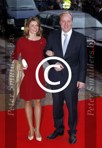 Utrecht 1 februari 2013
Koningin Beatrix viert haar 75e verjaardag in het beatrix theater in Utrecht. Prins carlos met zijn vrouw prinses Annemarie
Peter Smulders bv