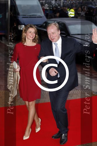 Utrecht 1 februari 2013
Koningin Beatrix viert haar 75e verjaardag in het beatrix theater in Utrecht. Prins carlos met zijn vrouw prinses Annemarie
Peter Smulders bv