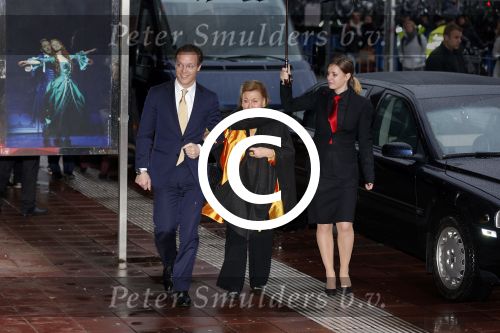 Utrecht 1 februari 2013
Koningin Beatrix viert haar 75e verjaardag in het beatrix theater in Utrecht. Prins jaime en prinses Christina
Peter Smulders bv