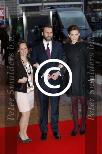 Utrecht 1 februari 2013
Koningin Beatrix viert haar 75e verjaardag in het beatrix theater in Utrecht. prinses Margarita met man Tjalling ten cate en een zwangere prinses Aimee
Peter Smulders bv