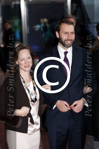 Utrecht 1 februari 2013
Koningin Beatrix viert haar 75e verjaardag in het beatrix theater in Utrecht. prinses Margarita met man Tjalling ten cate en een zwangere prinses Aimee
Peter Smulders bv