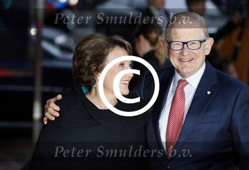 Utrecht 1 februari 2013
Koningin Beatrix viert haar 75e verjaardag in het beatrix theater in Utrecht. Pieter v Vollenhoven en prinses Margriet
Peter Smulders bv