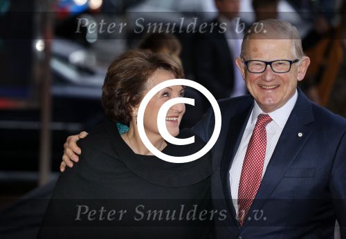 Utrecht 1 februari 2013
Koningin Beatrix viert haar 75e verjaardag in het beatrix theater in Utrecht. Pieter v Vollenhoven en prinses Margriet
Peter Smulders bv
