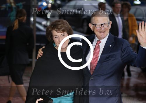 Utrecht 1 februari 2013
Koningin Beatrix viert haar 75e verjaardag in het beatrix theater in Utrecht. Pieter v Vollenhoven en prinses Margriet
Peter Smulders bv