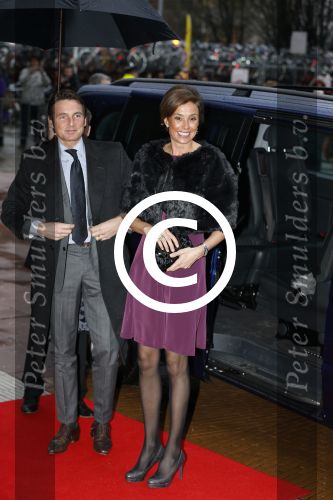 Utrecht 1 februari 2013
Koningin Beatrix viert haar 75e verjaardag in het beatrix theater in Utrecht. prins Maurits en Prinses Marilene
Peter Smulders bv