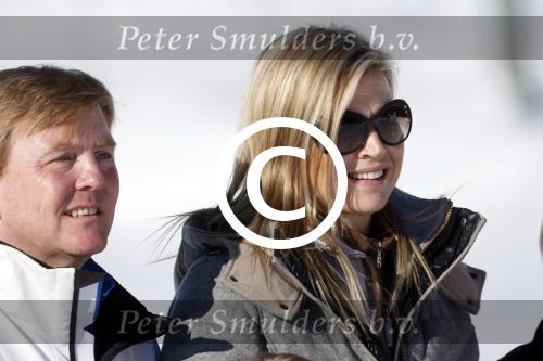 Lech, 18 Februari 2013 Fotoshoot Kon. huis in Lech tijdens de wintersportvakantie met o.a.: Koningin Beatrix, Prins Willem Alexander, Prinses Maxima, Prinses Amalia, Prinses Alexia en Prinses Ariane.
Foto Peter Smulders BV