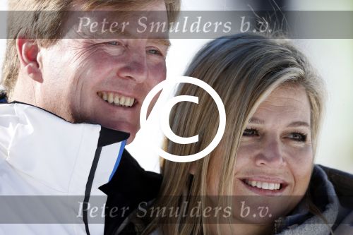 Lech, 18 Februari 2013 Fotoshoot Kon. huis in Lech tijdens de wintersportvakantie met o.a.: Koningin Beatrix, Prins Willem Alexander, Prinses Maxima, Prinses Amalia, Prinses Alexia en Prinses Ariane.
Foto Peter Smulders BV