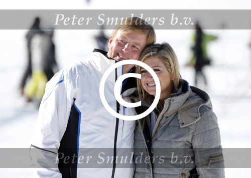 Lech, 18 Februari 2013 Fotoshoot Kon. huis in Lech tijdens de wintersportvakantie met o.a.: Koningin Beatrix, Prins Willem Alexander, Prinses Maxima, Prinses Amalia, Prinses Alexia en Prinses Ariane.
Foto Peter Smulders BV