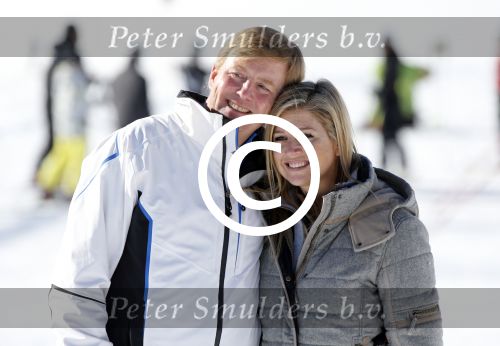 Lech, 18 Februari 2013 Fotoshoot Kon. huis in Lech tijdens de wintersportvakantie met o.a.: Koningin Beatrix, Prins Willem Alexander, Prinses Maxima, Prinses Amalia, Prinses Alexia en Prinses Ariane.
Foto Peter Smulders BV