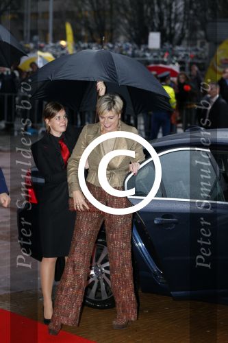 Utrecht 1 februari 2013
Koningin Beatrix viert haar 75e verjaardag in het beatrix theater in Utrecht. prins Constantijn en prinses laurentien
Peter Smulders bv