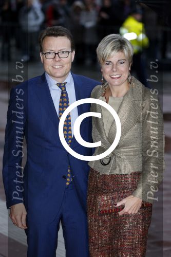 Utrecht 1 februari 2013
Koningin Beatrix viert haar 75e verjaardag in het beatrix theater in Utrecht. prins Constantijn en prinses laurentien
Peter Smulders bv