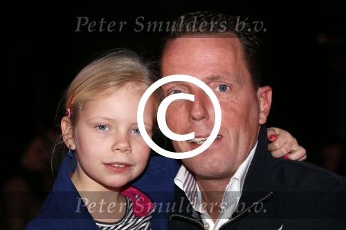 Hilversum 19 januari 2013
Opnames sterren dansen op het ijs in studio 24 gepresenteerd door Gerard Joling. Rob Geus met dochter
Peter Smulders bv