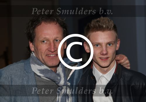 Haarlem, 18 Februari 2013
Premiere Kramer vs Kramer
Steven de Jong met zijn oudste zoon
Foto Peter Smulders BV