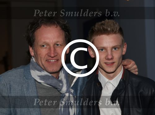 Haarlem, 18 Februari 2013
Premiere Kramer vs Kramer
Steven de Jong met zijn oudste zoon
Foto Peter Smulders BV
