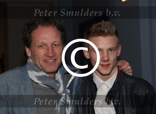 Haarlem, 18 Februari 2013
Premiere Kramer vs Kramer
Steven de Jong met zijn oudste zoon
Foto Peter Smulders BV
