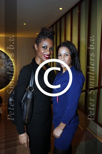 Amsterdam 5 februari 2013
Uitreiking Astir awards in het Okura hotel. Sylvana Simons met dochter
Peter Smulders bv