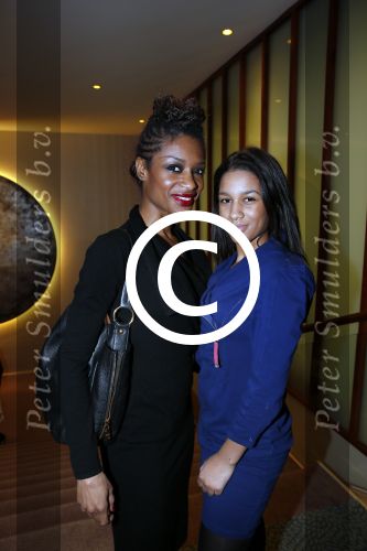 Amsterdam 5 februari 2013
Uitreiking Astir awards in het Okura hotel. Sylvana Simons met dochter
Peter Smulders bv