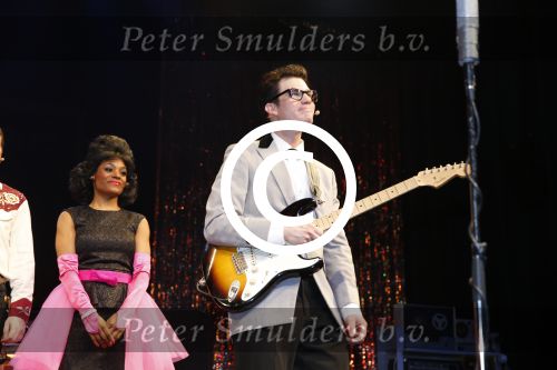 Tilburg, 4 Februari 2013
Premiere musical Buddy Holly
Tim Akkerman in aktie als Buddy Holly
Foto Peter Smulders BV