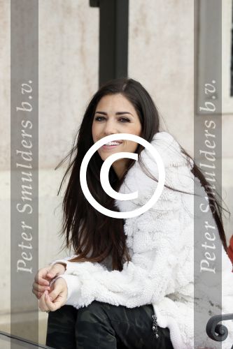 Istanbul 25 januari 2013
Yolanthe Sneijder Cabau samen met haar schoonvader Berrie Sneijder en hondje James in de tuin van het four seasons Hotel in Istanbul.
Peter Smulders bv