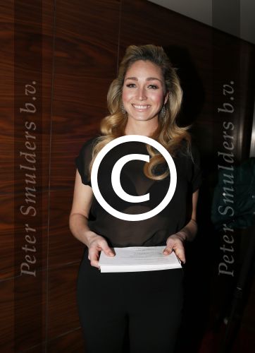 Amsterdam 5 februari 2013
Uitreiking Astir awards in het Okura hotel. Zangeres Do Dominique v Hulst
Peter Smulders bv