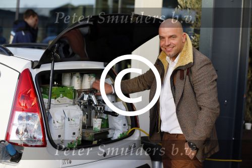 Amsterdam 13 januari 2014
Andy v Meyde zet puro koffie bij de horecava in de RAI.