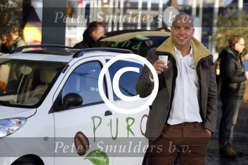 Amsterdam 13 januari 2014
Andy v Meyde zet puro koffie bij de horecava in de RAI.