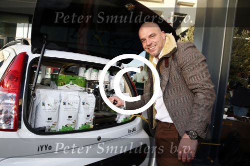 Amsterdam 13 januari 2014
Andy v Meyde zet puro koffie bij de horecava in de RAI.