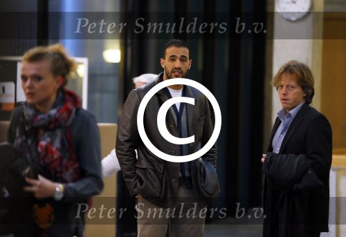 Amsterdam 22 januari 2014
Rechtzaak Badr Hari bij rechtbank in Amsterdam. Veel pers wacht Badr en zijn advocaat Bernadette Ficq