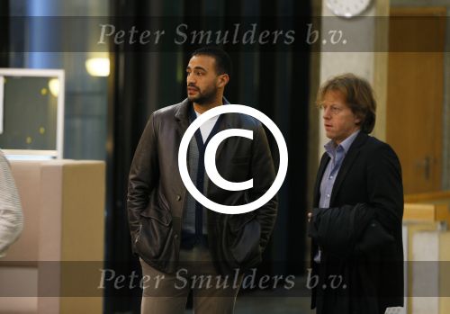 Amsterdam 22 januari 2014
Rechtzaak Badr Hari bij rechtbank in Amsterdam. Veel pers wacht Badr en zijn advocaat Bernadette Ficq
