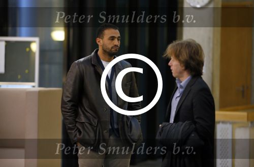 Amsterdam 22 januari 2014
Rechtzaak Badr Hari bij rechtbank in Amsterdam. Veel pers wacht Badr en zijn advocaat Bernadette Ficq