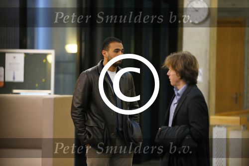 Amsterdam 22 januari 2014
Rechtzaak Badr Hari bij rechtbank in Amsterdam. Veel pers wacht Badr en zijn advocaat Bernadette Ficq