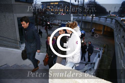 Amsterdam 22 januari 2014
Rechtzaak Badr Hari bij rechtbank in Amsterdam. Veel pers wacht Badr en zijn advocaat Bernadette Ficq