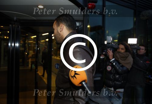 Amsterdam 22 januari 2014
Rechtzaak Badr Hari bij rechtbank in Amsterdam. Veel pers wacht Badr en zijn advocaat Bernadette Ficq