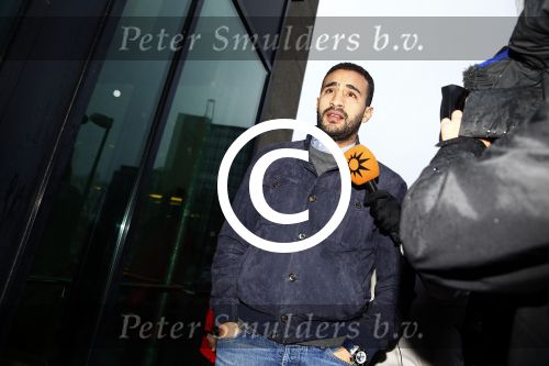 Amsterdam 23 januari 2014
Tweede dag van de rechtzaak van Badr Hari. Er is weer veel pers aanwezig.