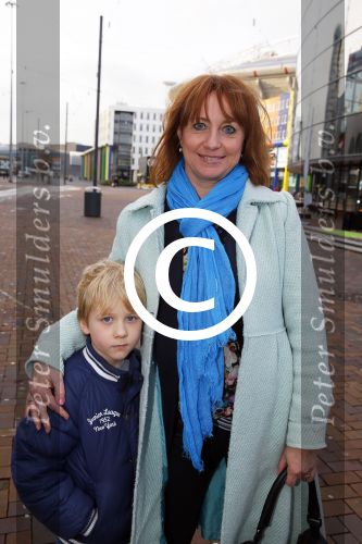 Amsterdam 8 januari 2013
Premiere Zapp films in pathe arena. Bianca Krijgsman met zoon