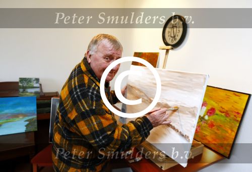 Hoofddorp 17 januari 2014
Binnen kijken in het huis van Bram Biesterveld ( Pommetje Horlepiep)