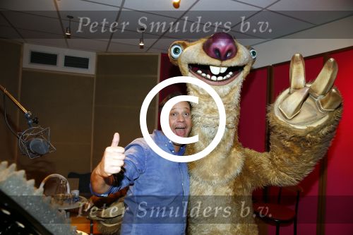 Amsterdam 20 januari 2014
Carlo Boszhard spreekt stem van Mamoet in in de film ice age.