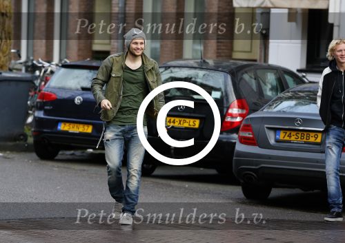 Amsterdam 13 januari 2014
Daley Blind met een vriend op de cornelis schuytstraat.
