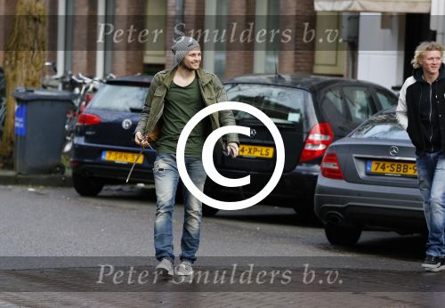 Amsterdam 13 januari 2014
Daley Blind met een vriend op de cornelis schuytstraat.