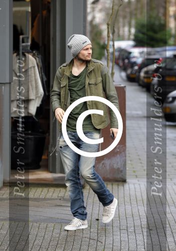Amsterdam 13 januari 2014
Daley Blind met een vriend op de cornelis schuytstraat.