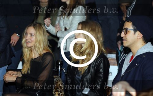 Amsterdam 22 januari 2014
Doutzen Kroes met haar zus Renske bij modeshow Bjorn Borg.