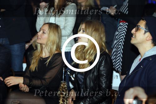 Amsterdam 22 januari 2014
Doutzen Kroes met haar zus Renske bij modeshow Bjorn Borg.