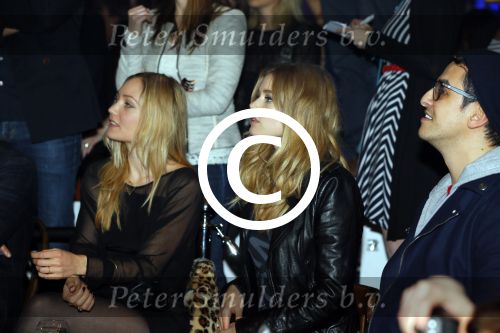 Amsterdam 22 januari 2014
Doutzen Kroes met haar zus Renske bij modeshow Bjorn Borg.