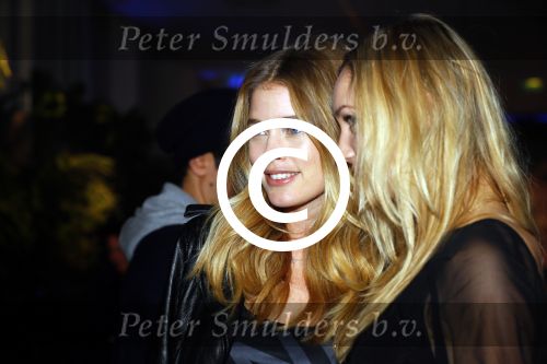 Amsterdam 22 januari 2014
Doutzen Kroes met haar zus Renske bij modeshow Bjorn Borg.