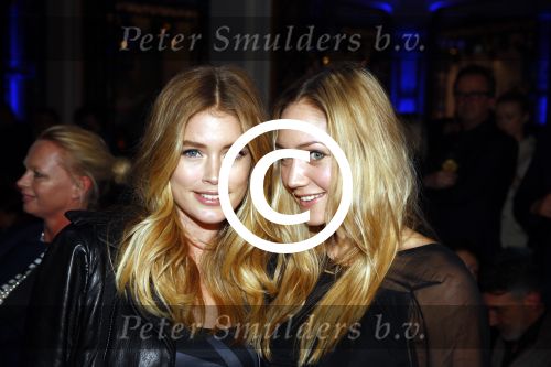 Amsterdam 22 januari 2014
Doutzen Kroes met haar zus Renske bij modeshow Bjorn Borg.
