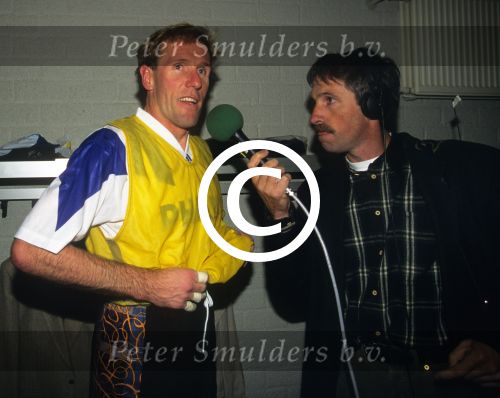 6 Oktober 1994
Afscheid Hans v Breukelen in gesprek met Eddy Jansen
Foto Peter Smulders BV