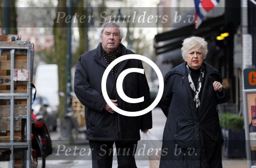 Amsterdam 13 januari 2013
Joop v Zijl met zijn vrouw op de cornelis schuytstraat.