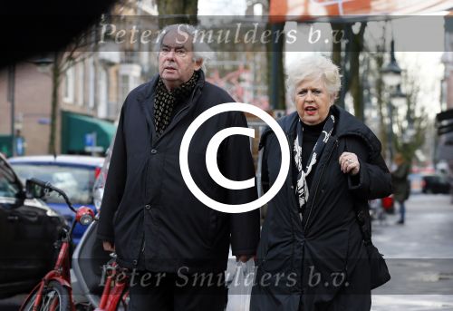Amsterdam 13 januari 2013
Joop v Zijl met zijn vrouw op de cornelis schuytstraat.