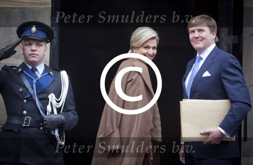 Amsterdam 14 januari 2014
Nieuwjarsreceptie Koning Willem Alexander en Koningin Maxima op het paleis op de dam.